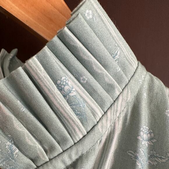 LILLOU | The Dream Collection Sage Green Maxi Dress Romantic Cottagecore Large - Picture 3 of 10